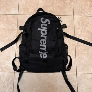 Supreme Black Mesh Backpack